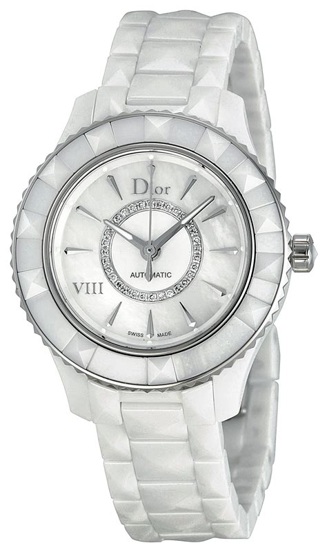 dior watch white|Dior watch with diamonds price.